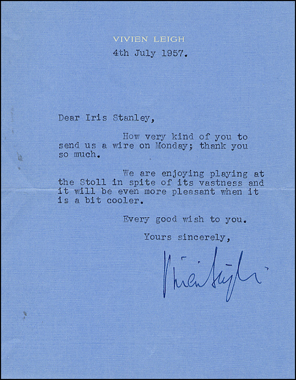 Lot 1465 Vivien Leigh