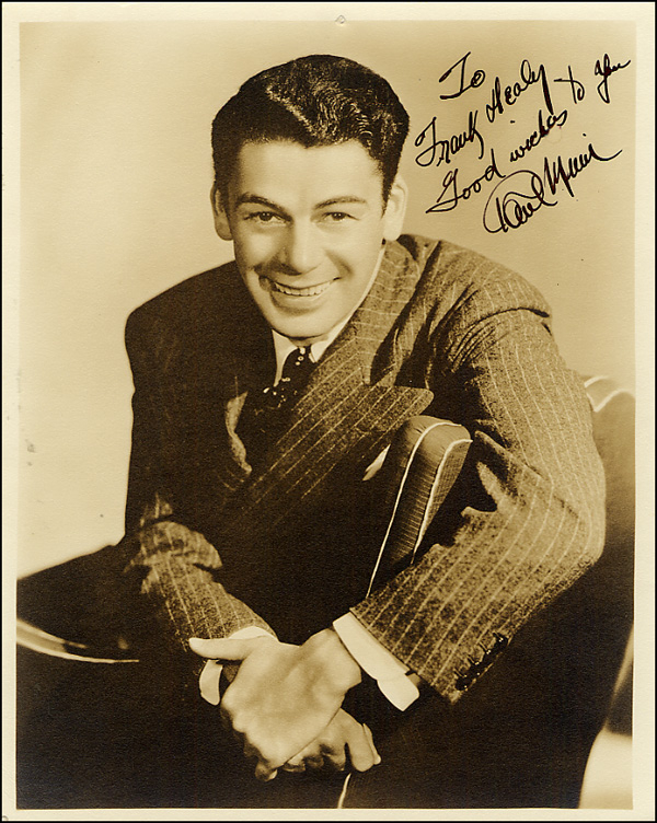 Lot 1582 Paul Muni