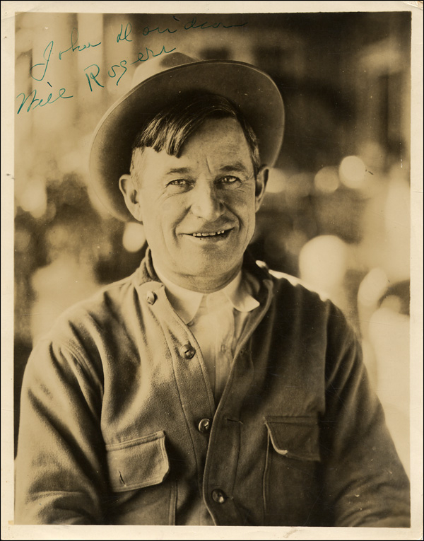 Lot 1717 Will Rogers