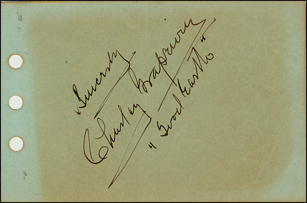 Lot 1973  Wizard of Oz: Grapewin, Charley