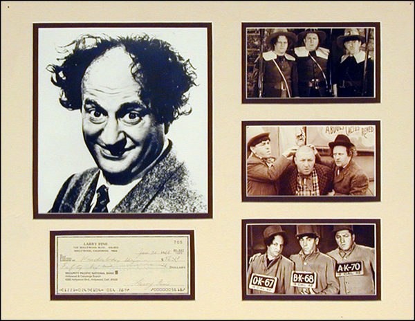 Lot 1873  Three Stooges: Fine, Larry