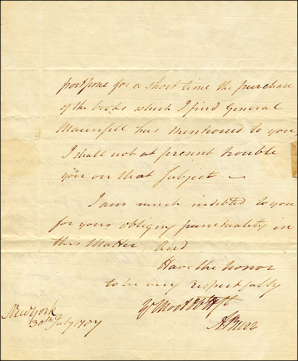 Lot 96 Aaron Burr