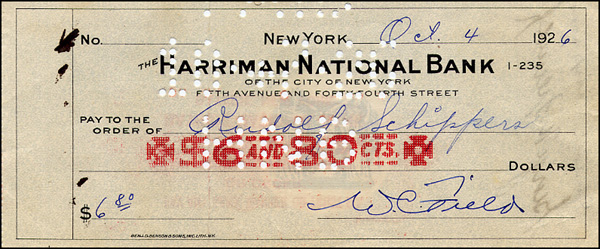 Lot 1233 W. C. Field