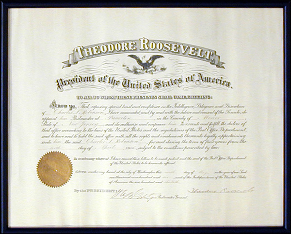 Lot 62 Theodore Roosevelt