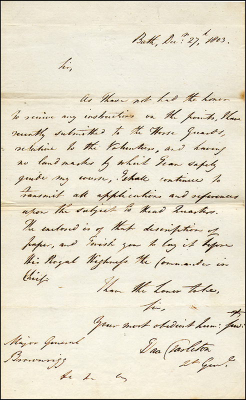 Lot 309 Banastre Tarleton