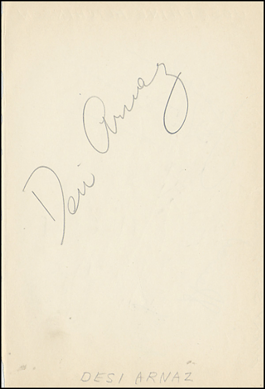 Lot 952 Lucille Ball & Desi Arnaz