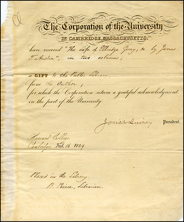 Lot 213 Josiah Quincy