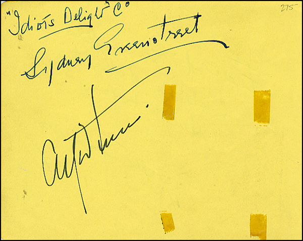 Lot 1298 Sydney Greenstreet