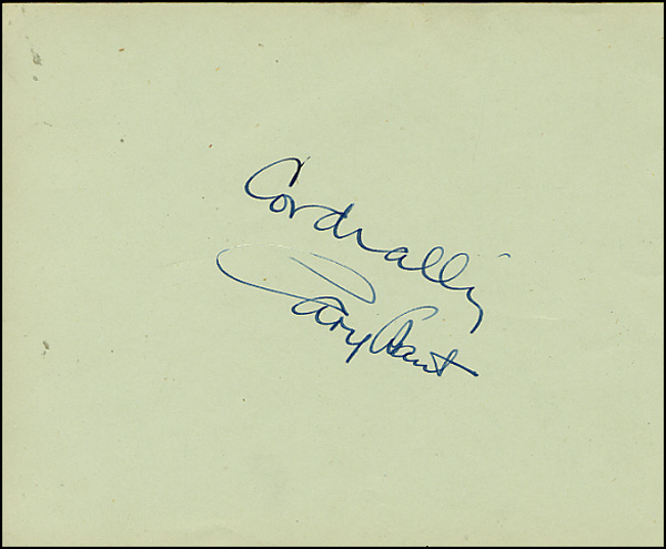 Lot 1681 Ronald Reagan and Cary Grant