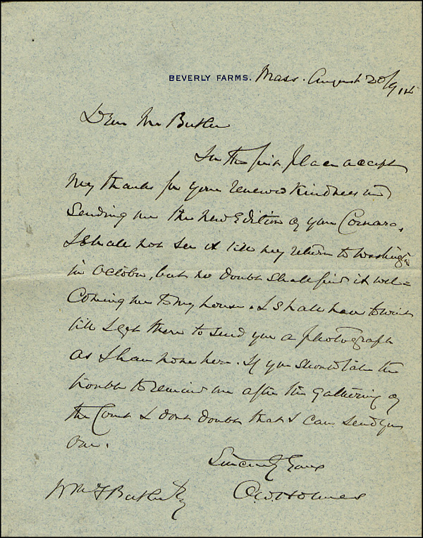 Lot 154 Oliver Wendell Holmes, Jr