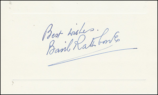 Lot 1679 Basil Rathbone