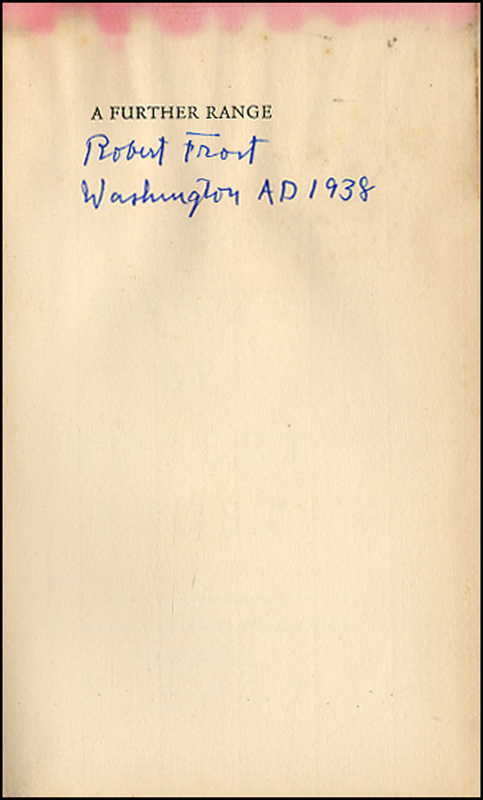 Lot 418 Robert Frost