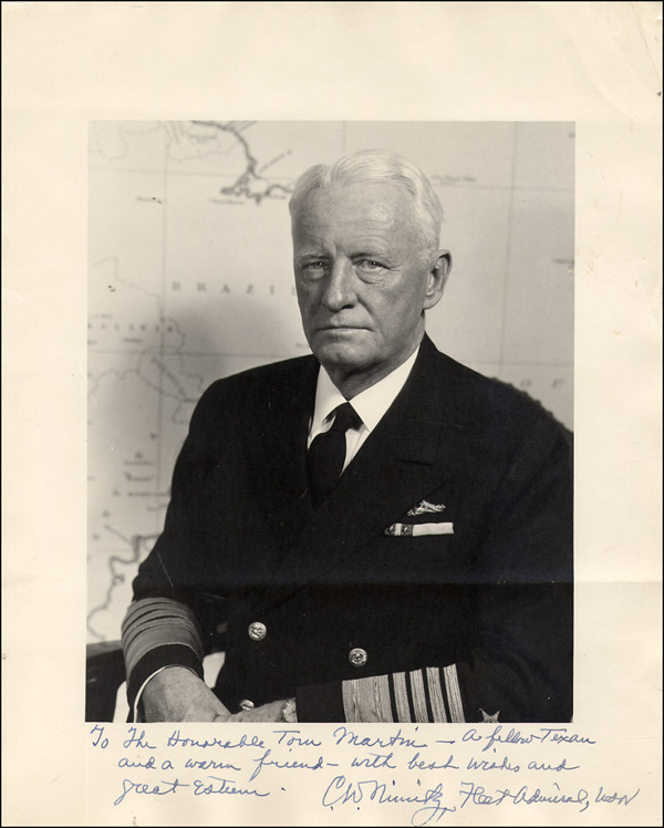 Lot 299 Chester W. Nimitz