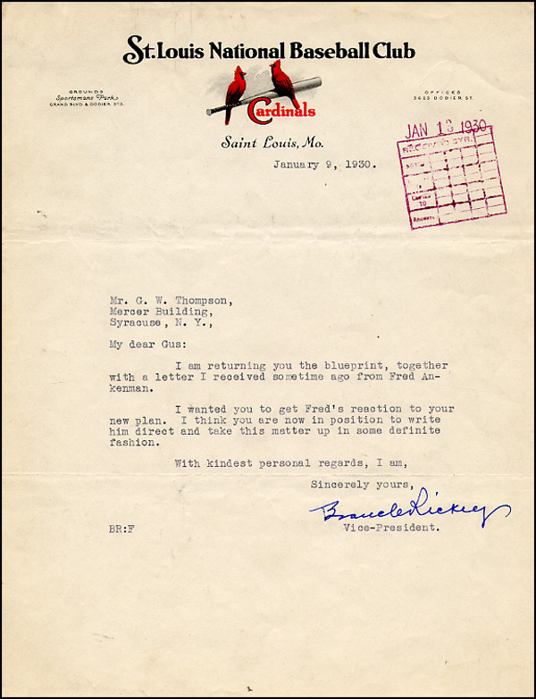 Lot 2173 Branch Rickey