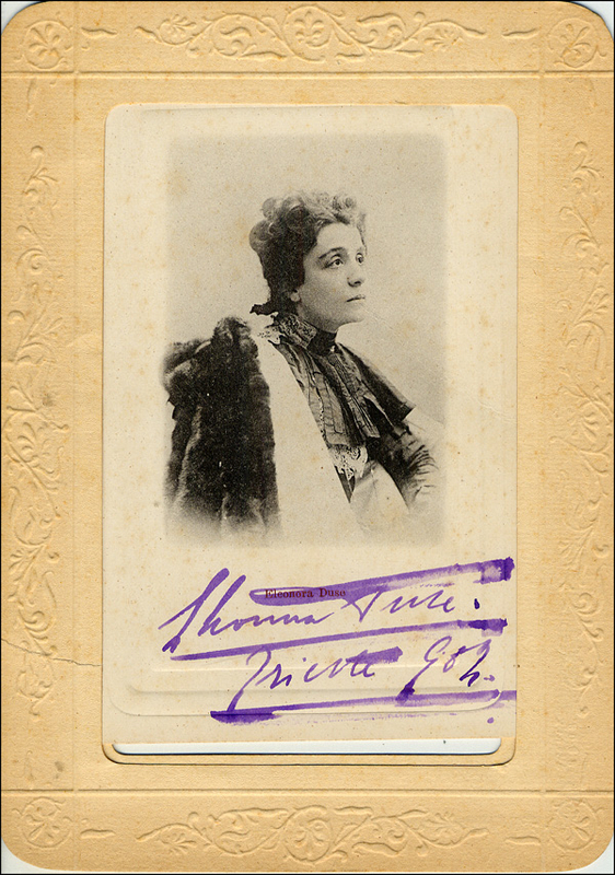 Lot 1203 Eleanora Duse