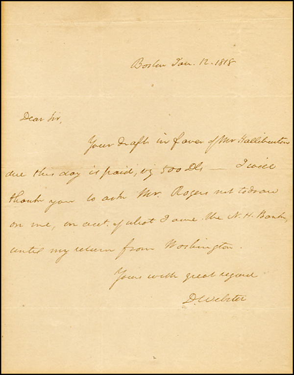 Lot 251 Daniel Webster