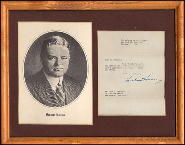 Lot 31 Herbert Hoover