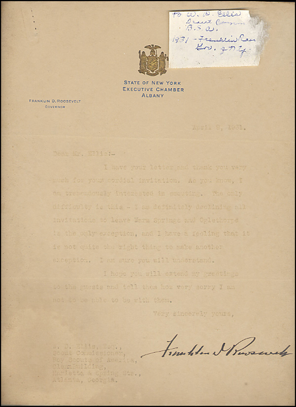 Lot 59 Franklin D. Roosevelt