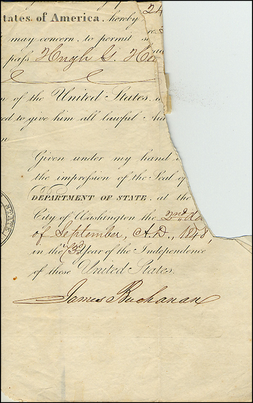 Lot 4 James Buchanan