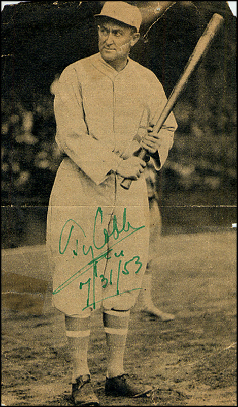 Lot 2067 Ty Cobb
