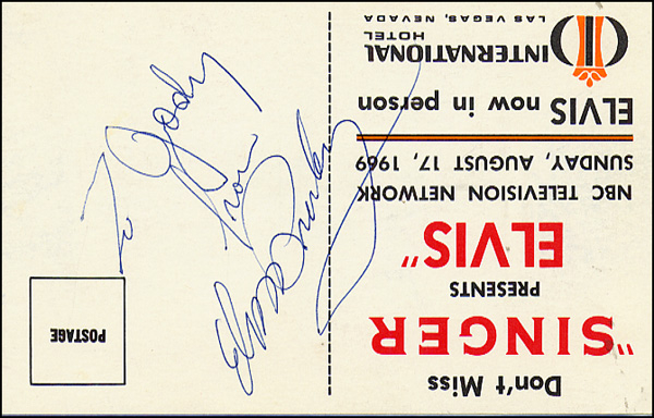 Lot 798 Elvis Presley
