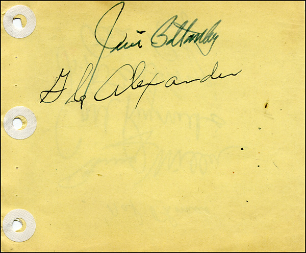 Lot 2023 Grover Cleveland Alexander and Jim Bottomly