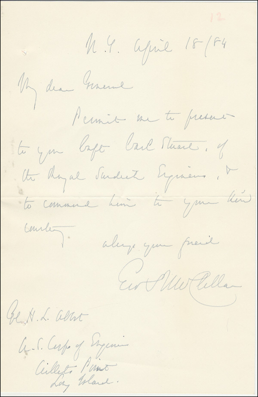 Lot 292 George B. McClellan