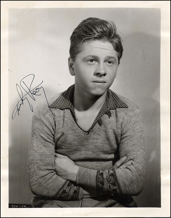 Lot 1718 Mickey Rooney
