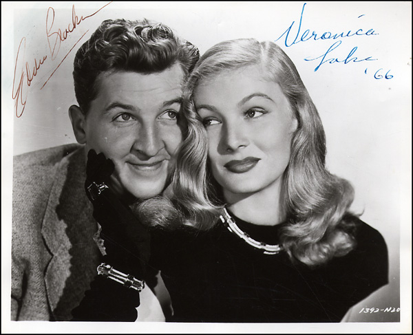 Lot 1026 Eddie Bracken and Veronica Lake