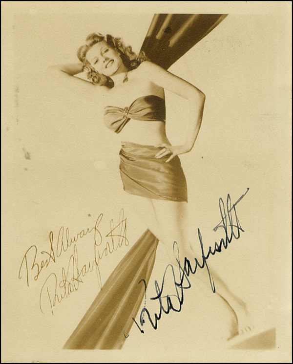 Lot 1325 Rita Hayworth
