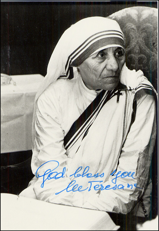 Lot 202  Mother Teresa
