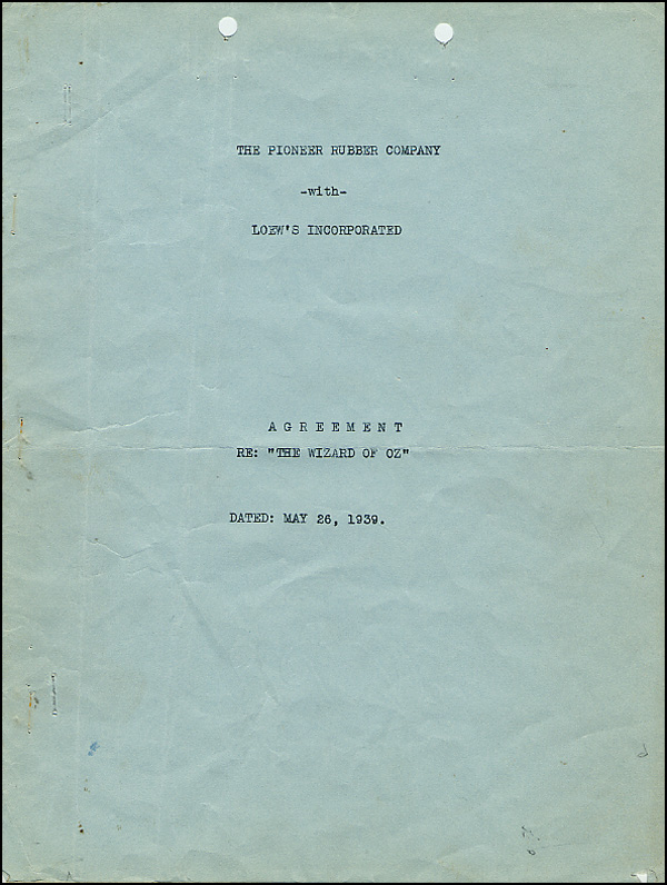 Lot 1961  Wizard Of Oz