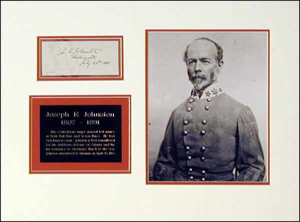 Lot 288 Joseph E. Johnston