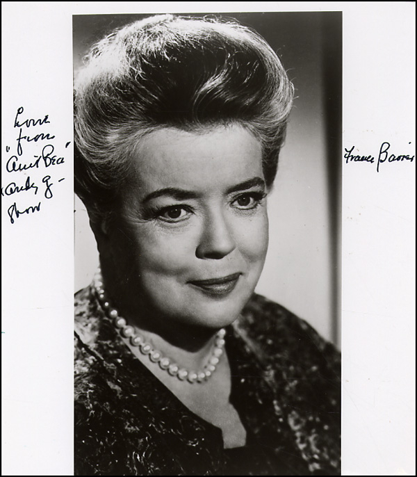 Lot 925  Andy Griffith Show: Bavier, Frances