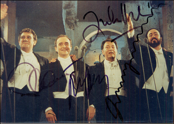 Lot 672  Four Tenors