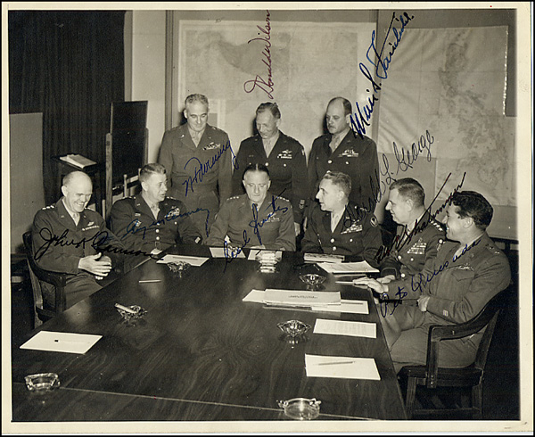 Lot 307 Carl Spaatz and Air Force Staff