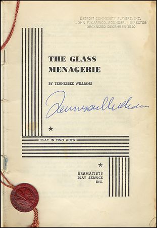 Lot #482 Tennessee Williams - Image 1