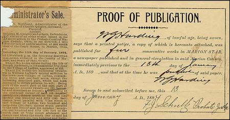 Lot #27 Warren G. Harding