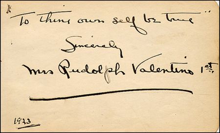 Lot #1896 Rudolph Valentino - Image 2
