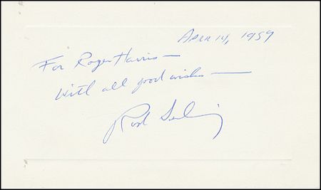 Lot #1752 Rod Serling - Image 1