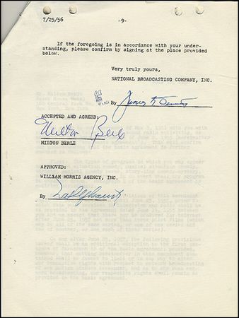 Lot #1004 Milton Berle - Image 1