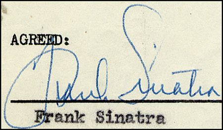 Lot #830 Frank Sinatra - Image 1