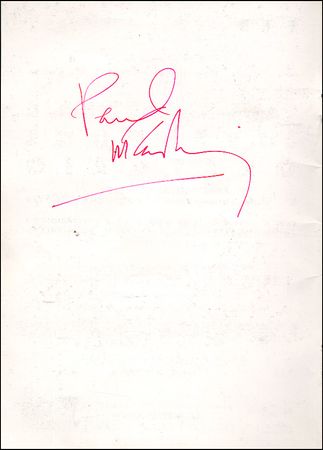Lot #757 Paul McCartney - Image 1