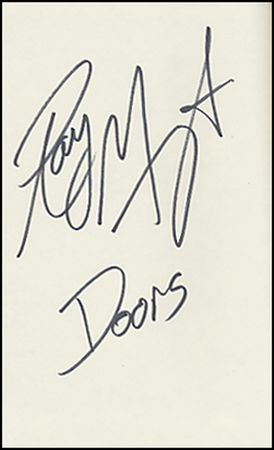 Lot #657  Doors: Manzarek, Ray - Image 1