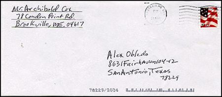 Lot #106 Archibald Cox - Image 2