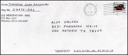 Lot #164 Theodore Kaczynski - Image 3