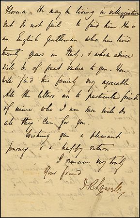 Lot #439 James Russell Lowell - Image 1