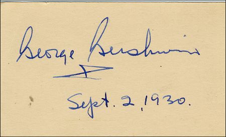 Lot #682 George Gershwin - Image 1