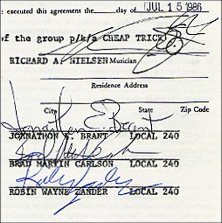 Lot #613  Cheap Trick - Image 1