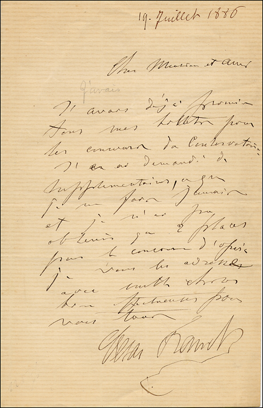 Lot 650 César Franck
